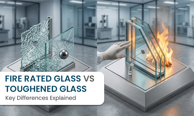 Fire-Rated Glass vs Toughened Glass